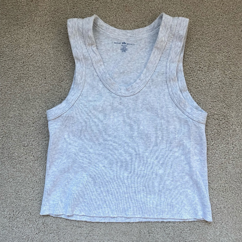 Brandy Melville Connor Tank Silver Gray
